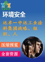 遠卓－中遠工業(yè)涂料集團戰(zhàn)略、組織、人力資源規(guī)劃咨詢?nèi)福?34m）